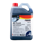 Agar All Fresh Toilet & Bathroom Cleaner Super Concentrate bottle on a white background