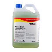 5L container of Agar Autodish liquid for automatic dishwashing machines on a white background
