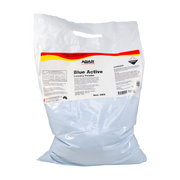Bag of Agar Blue Active laundry powder on a white background