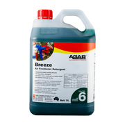 Agar Breeze air freshener detergent container on a white background