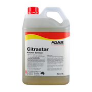 5-liter container of Agar Citrastar Kitchen Sanitizer on a white background