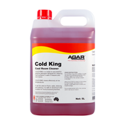 5L container of Agar Cold King Cool Room Cleaner on a white background