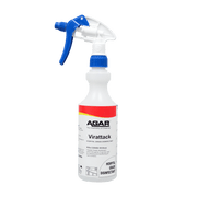 Spray bottle labeled 'Agar Virattack' on a white background