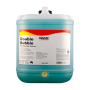 Large container of Double Bubble foaming hand cleanser with Agar branding on a white background