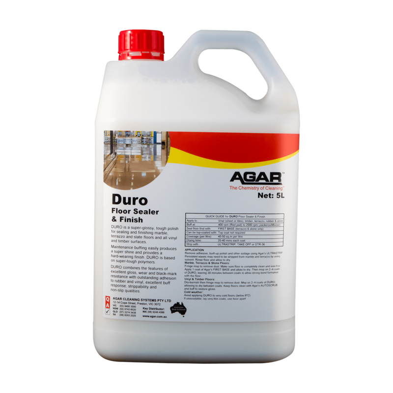 Agar Duro Floor Sealer & Finish container on a white background