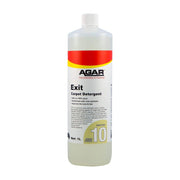 Bottle of Agar Exit Carpet Detergent on a white background