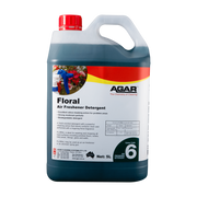 5L container of Agar Floral Air Freshener Detergent on a white background