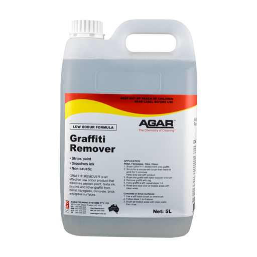 Agar Graffiti Remover container on a white background