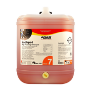 Agar Jackpot high foaming detergent container on a white background