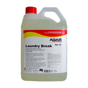 5-liter bottle of Agar Laundry Break detergent on a white background