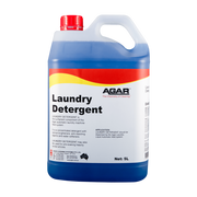 5L container of Agar laundry detergent on a white background