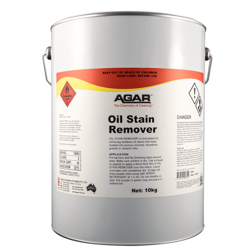 Agar Oil Stain Remover container on a white background