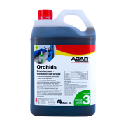 Agar Orchids Disinfectant bottle on a white background