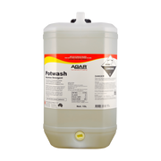 Agar Potwash machine detergent container on a white background