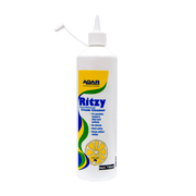 White bottle of Agar Ritzy Cream Cleanser with a yellow label on a white background
