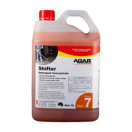 5L bottle of AGAB Shifter Detergent Concentrate on a white background