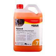 5-liter container of Agar Speed Versatile Heavy Duty Detergent on a white background