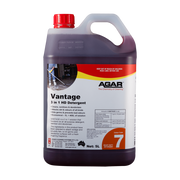 5-liter container of Agar Vantage 3-in-1 HD Detergent on a white background