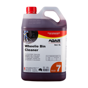 AGAR Wheelie Bin Cleaner container on a white background