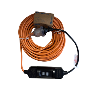 Extension Lead - 20m - 3C - Plug Type I with RCD - Hard Wired - Inline (8980899070179)